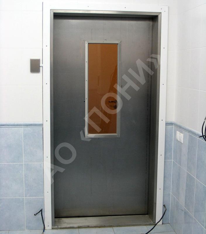 Откатная пневматическая дверь