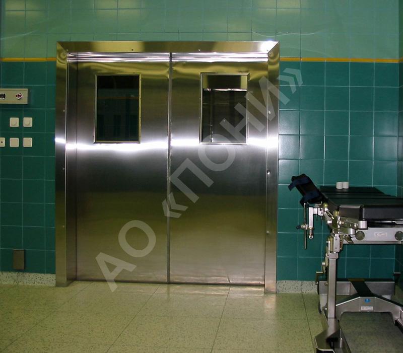 Герметичная автоматическая пневматическая дверь для особо чистых помещений