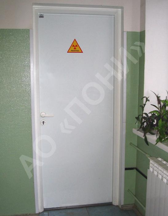 Двери рентгенозащитные Дверь рентгенозащитная однопольная