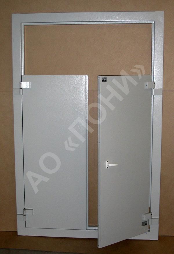 Рентгенозащитные ставни распашные с высотой рентгенозащиты меньше проема окна Ставни рентгенозащитные распашные с высотой рентгенозащиты меньше проема окна